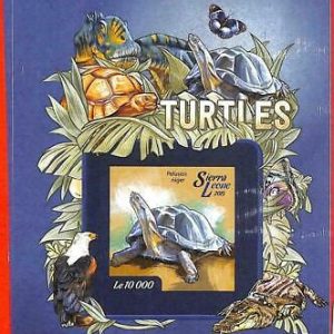 A4648 -SIERRA LEONE -ERROR IMPERF: 2015, Schildkröten, Schmetterlinge,...
