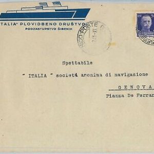 53783 - KÖNIGREICH ITALIEN - Postgeschichte: Italienische Briefmarke auf...
