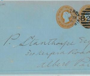 BK0356 - AUSTRALIA:  VICTORIA - Postal History - STATIONERY COVER from FITZROY