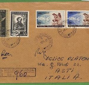 ZA0443 - ROMANIA - Postal History -  COVER - Dogs