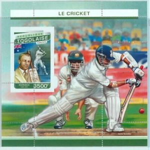 A3657 - Togo ERROR MISPERF - 2016, Sport, CRICKET, Don Bradman