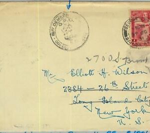 BK0410 - British Guiana -  POSTAL HISTORY - PROPAGANDA POSTMARK on COVER  1931