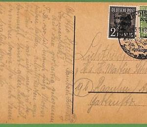 ZA0379 - GERMANY - Postal History - Postcard with nice postmark - Fauna -  1948