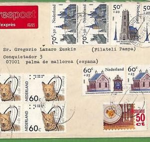 ZA0411 -  Netherlands - Postal History - Cover - HANDICAPED Guide Dog - 1985