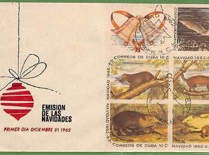 ZA0431 - HAVANA - Postal History - FDC COVER - BATS, Mouses