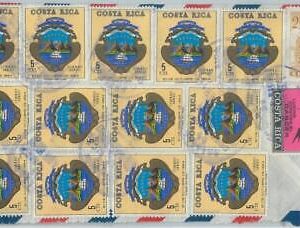 74432 - COSTA RICA - POSTAL HISTORY -   COVER to  ITALY 1970'S  - NICE!!