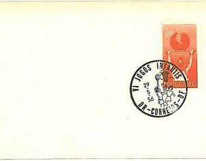 22700- BRAZIL  -  SPECIAL POSTMARK on COVER 1956- BASKETBALL