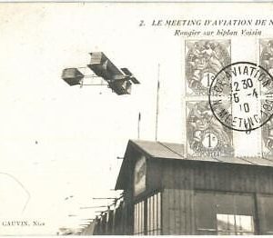 73728 -  FRANCE - Postal History - Niece AVIATION  POSTCARD - Muller  # 45  1910
