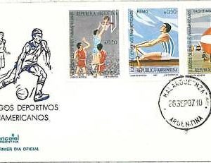 22698 - BRAZIL-  FDC  COVER1987 -BASKETBALLROWINGYATCHING: PANAMERICAN GAMES -