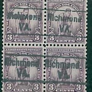 30932 - USA - STAMP - 1932 Precancelled OLYMPIC GAMES: Richmond, Va BLOCK of 4