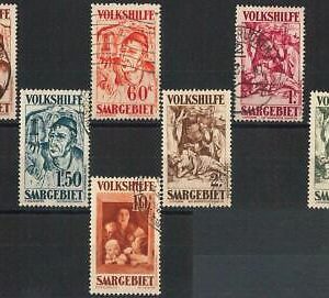 66212 - Germany SAAR Sarre - Very Finely USED STAMPS: Michel #  144/150