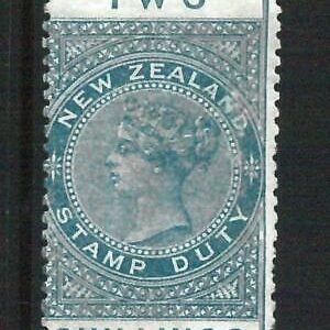 68961 - NEW ZEALAND - STAMPS: Stanley Gibbons FISCAL STAMPS Revenue#  F 9 Hinged