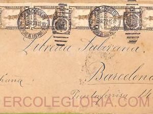 ad6292 - MEXICO - Postal History -  COVER to SPAIN 1912 -  Nice Franking!