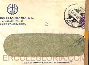 ad6288 - MEXICO - Postal History -  COVER to SPAIN: Foreign Currency Inspection