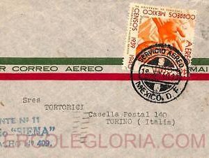 ad6297 - MEXICO - Postal History - AIRMAIL COVER to ITALY 1940