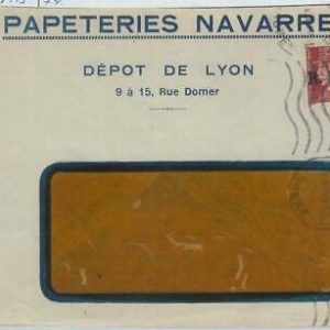 81930 - FRANCE - Postal History - WAR - LYON  # 9 LIBERATION stamp on COVER 1945