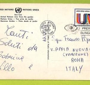 af9714 - USA - POSTAL HISTORY - Postcard  - 1977, MEDICINE Blindness