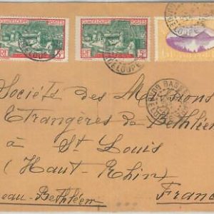 69935 - GUADELOUPE - POSTAL HISTORY -  Cover to FRANCE 1953