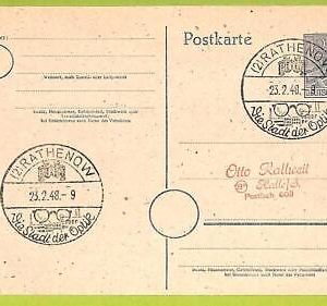 af9705 - GERMANY - POSTAL HISTORY - Postcard  - 1948, MEDICINE Blindness