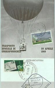 84706 - ITALIEN - Postgeschichte - Sonderpostkarte 1969 BALLON Mailänder Ball