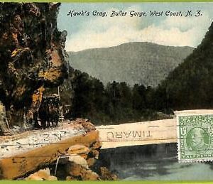 ae9190 - NEW ZEALAND - VINTAGE POSTCARD - Hawks Crag, Buller Gorge