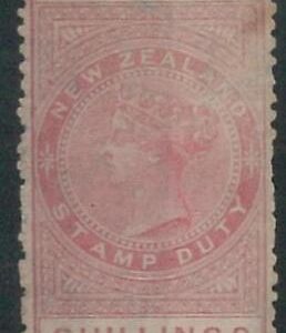 74201 - NEW ZEALAND - REVENUE  STAMP:  Stanley Gibbons # F50   - NO GUM faulty