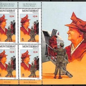 76512 - MONTSERRAT - STAMP -  ROYALTY Netherlands - Overprinted SPECIMEN 1998