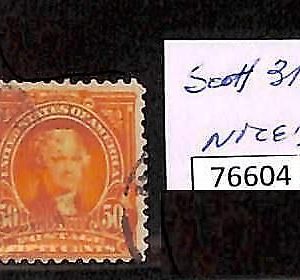76604  - USA United States - STAMP -  Scott # 310 FINE  Used