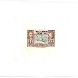 76595 - LIBERIA  -  LUXURY Souvenir Sheet -  MAP of MARSHALL