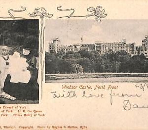 ac5202 - GB  -  VINTAGE POSTCARD: Windsor Castle, North Front - 1901 BERKSHIRE