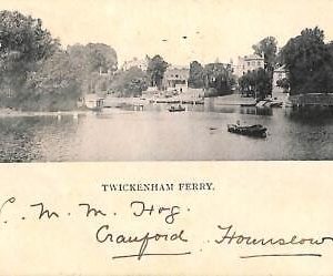 ac5181 - GB  -  VINTAGE POSTCARD: Twickenham  - 1900  LONDON