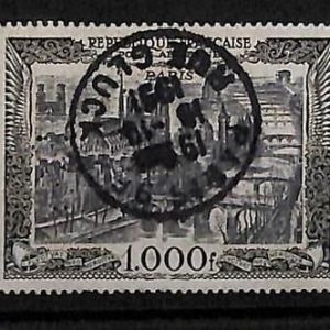 76395 - FRANCE - STAMPS - Yvert # PA Airmail 29 Used PERFIN !