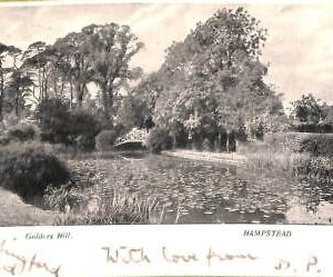 ac5312 - GB  -  VINTAGE POSTCARD: Hampstead, Golders Hill - 1903