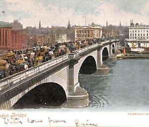 ac5317 - GB  -  VINTAGE POSTCARD: LONDON Bridge - 1903
