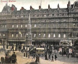 ac5358 - GB  -  VINTAGE POSTCARD: Charing Cross Station - 1908  LONDON