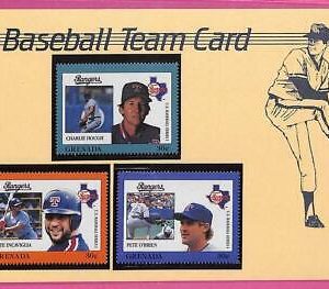 ag1616 - GRENADA - Postal History - FDC COVER + Stamps on card - 1988 BASEBALL