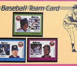 ag1601 - GRENADA - Postal History - FDC COVER + Stamps on card - 1988 BASEBALL