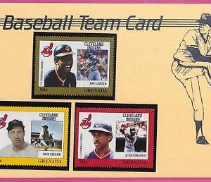 ag1605 - GRENADA - Postal History - FDC COVER + Stamps on card - 1988 BASEBALL