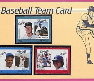 ag1606 - GRENADA - Postal History - FDC COVER + Stamps on card - 1988 BASEBALL