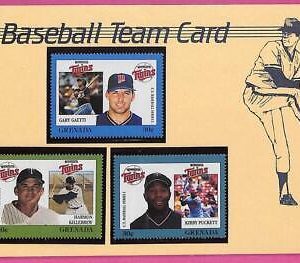 ag1613 - GRENADA - Postal History - FDC COVER + Stamps on card - 1988 BASEBALL