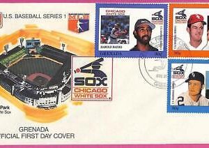ag1589 - GRENADA - Postal History - FDC COVER - 1988 BASEBALL