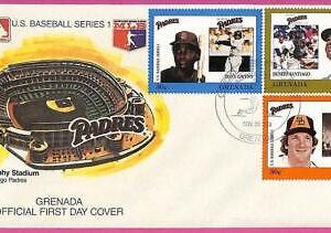 ag1577 - GRENADA - Postal History - FDC COVER - 1988 BASEBALL