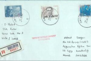 84207 - TURKEY - Postal History -  Turkish UNO Forces in AFGHANISTAN  2002