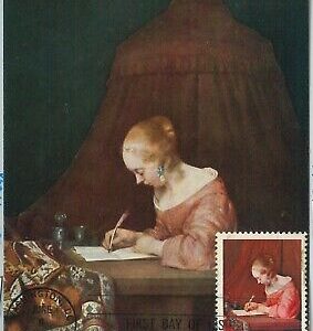 63935   - USA - POSTAL HISTORY:   MAXIMUM CARD 1974 -  ART  Terborch