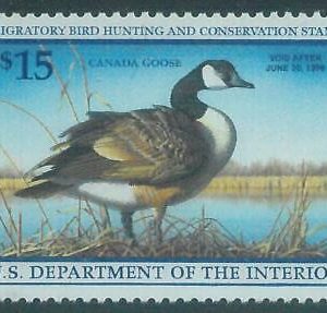 90224c -  USA - STAMPS: SCOTT # RW65  Migratory Bird Hunting Stamp MINT MNH 1997