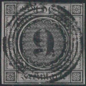 77898b - GERMANY Baden -  STAMP:  Michel  #  4b  - USED  - Very FINE