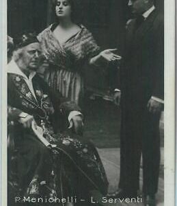 95653 - VINTAGE POSTCARD - CINEMA, Actress : PINA MENICHELLI, LUIGI SERVENTI