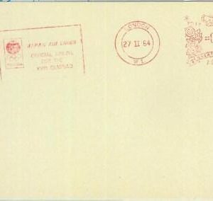 86928 - GB - Postal History - MECHANICAL postmark PROOF: Aviation 1964 OLYMPICS