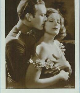 95677 - VINTAGE POSTCARD - CINEMA, Actors : CONRAD NAGEL, GRETA GARBO