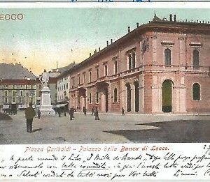 73110 - CARTOLINA d'Epoca -  LECCO Citta' :   BANCA di LECCO 1900
